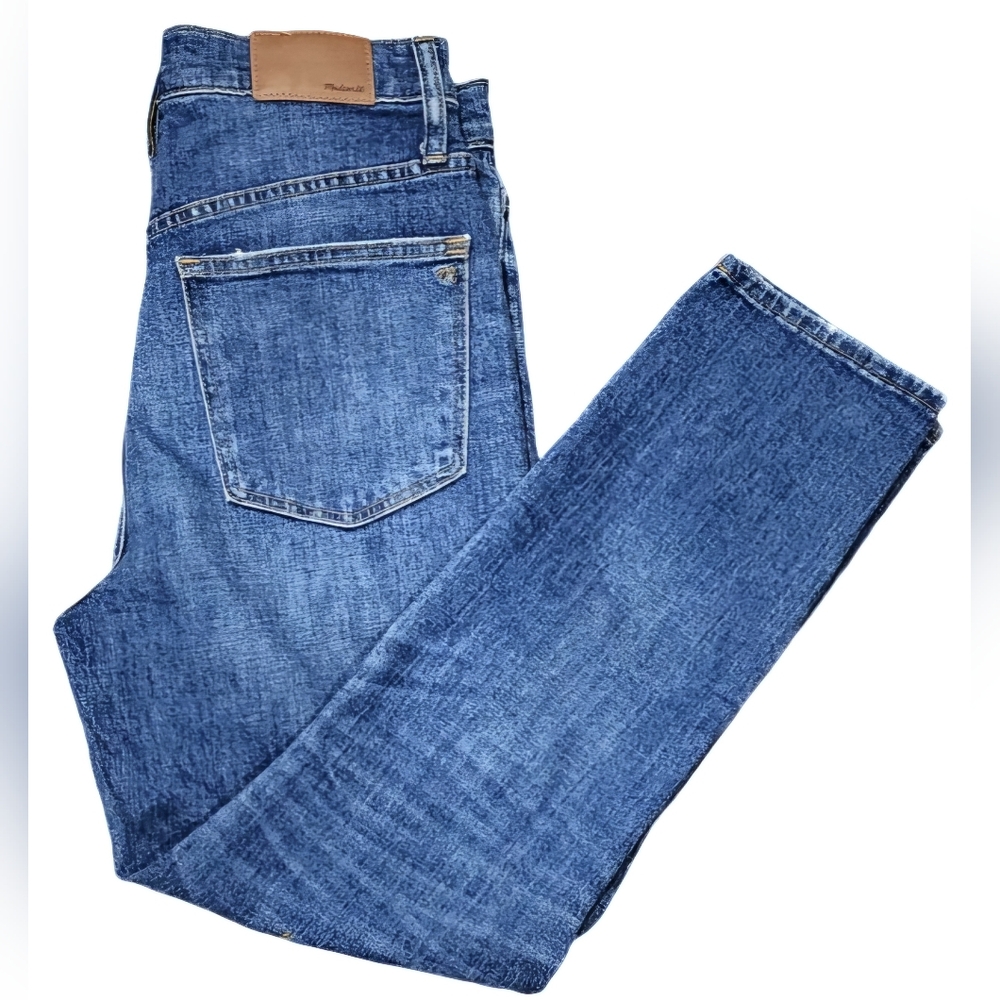 Madewell high rise slim crop boy jeans Medium wash, size 26